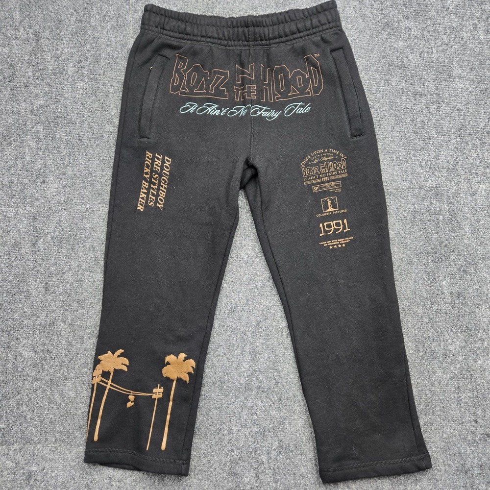 Shoe Palace Boyz N The Hood Black Graphic Sweatpants Mens Size Medium W32